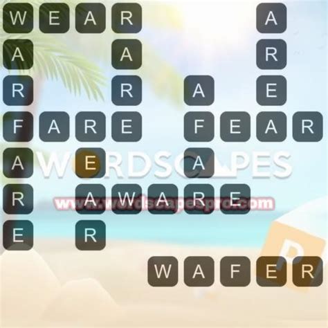 Wordscapes Level 2158, View 14 .